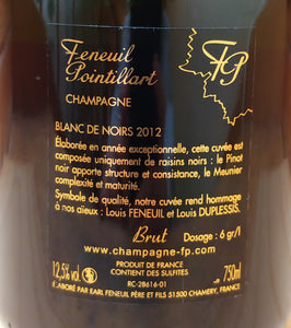 Feneuil-Pointillart Cuvée "Louis" Brut Millésime 2012 Blanc de Noirs Premier Cru