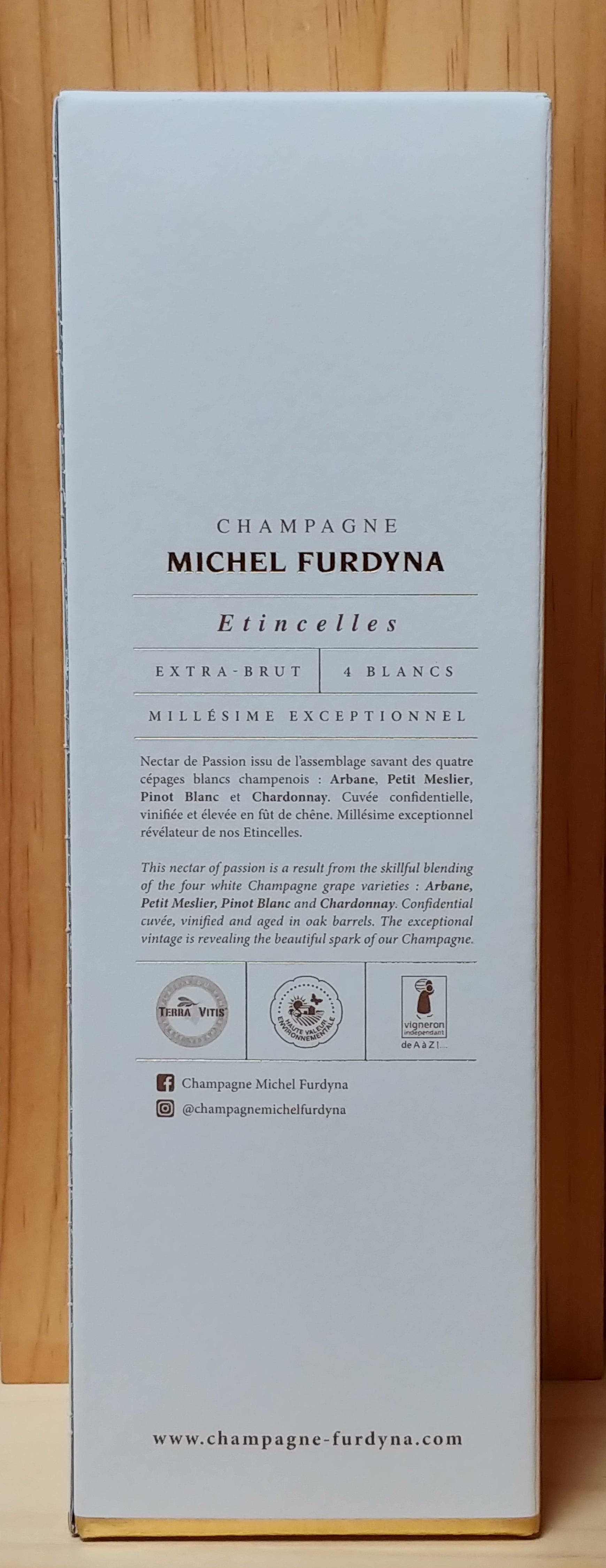 Michel Furdyna Etincelles -4 Blancs- Extra-Brut Millésime 2017
