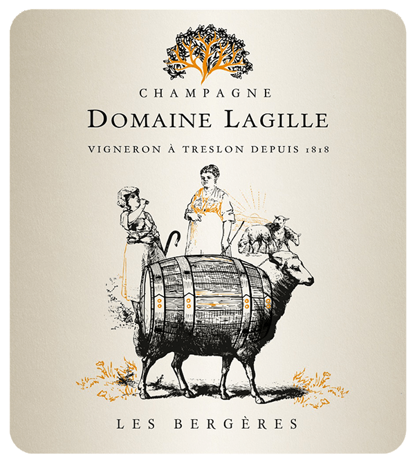 Domaine Lagille LES BERGÈRES Blanc de Noirs Brut Nature Année 2019