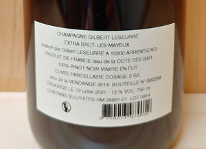 Gilbert Leseurre Les Mayeux Blanc de Noirs Extra-Brut Vendange 2014