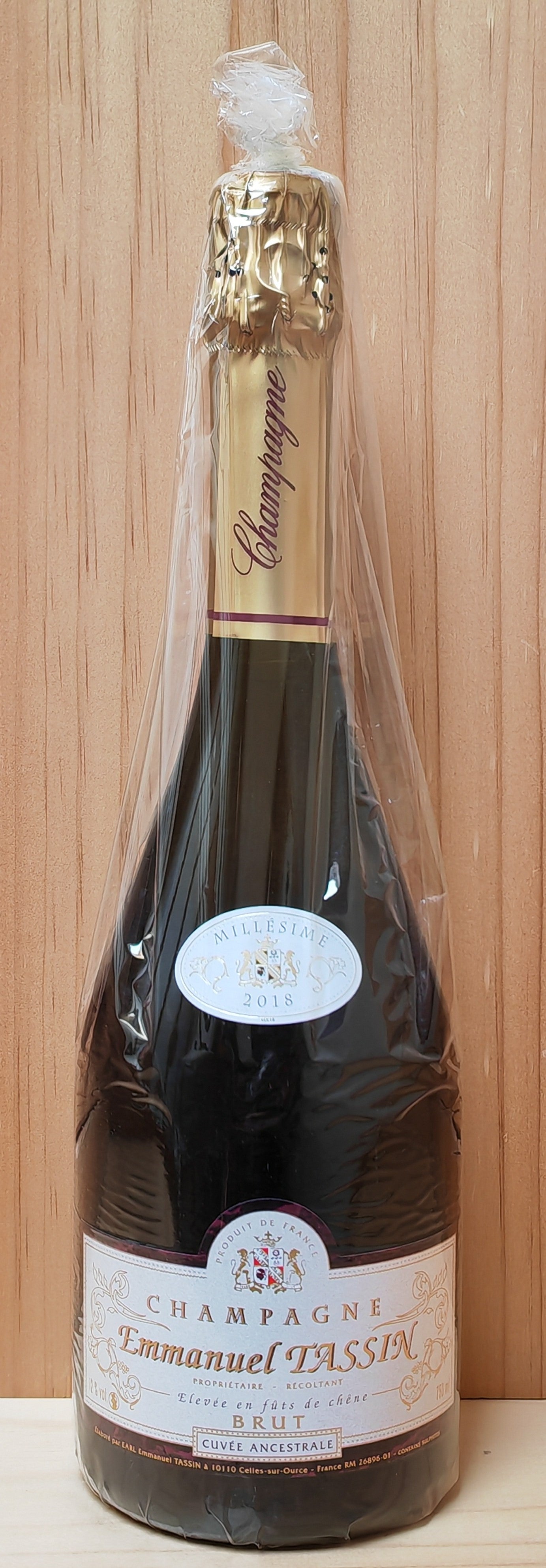 Emmanuel Tassin Cuvée Ancestrale Brut Boisée 2018