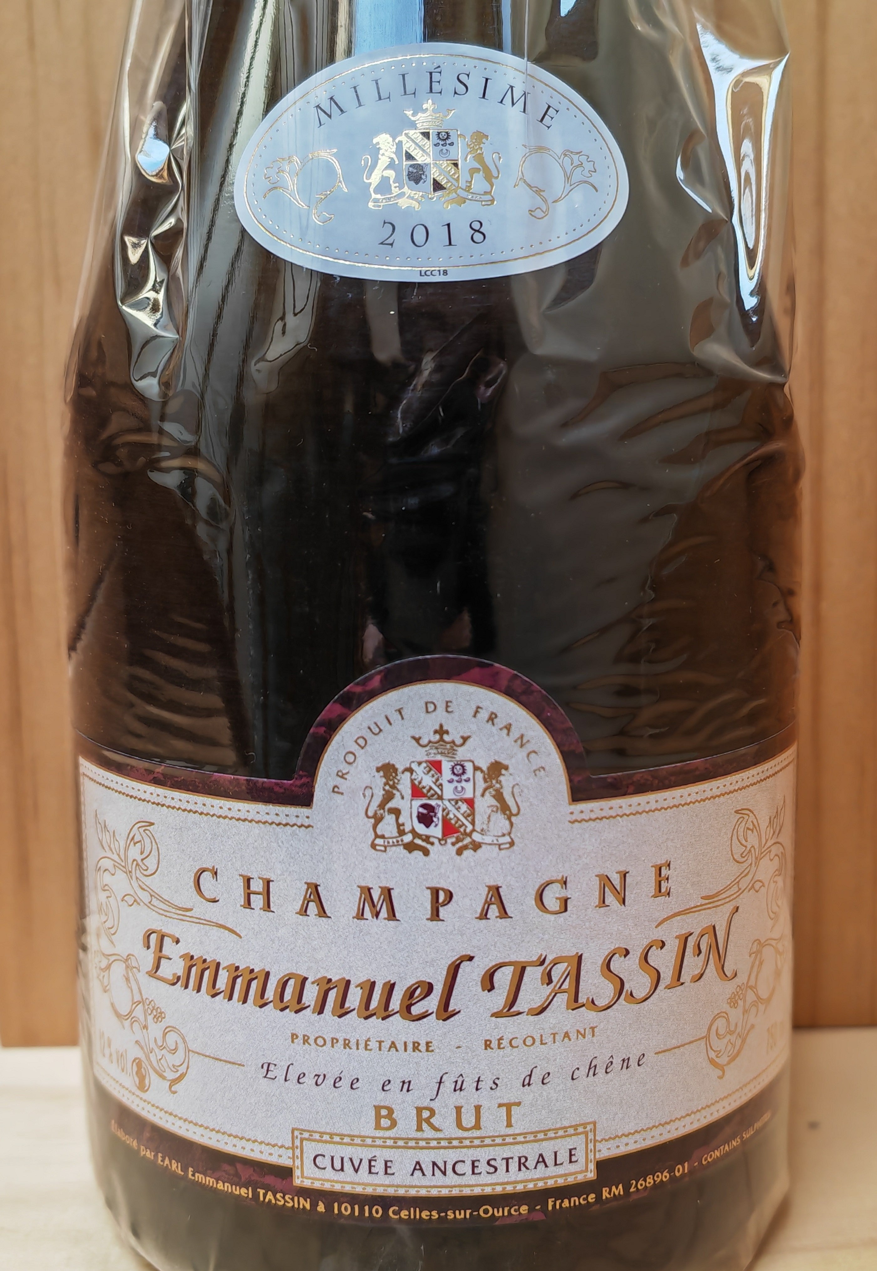 Emmanuel Tassin Cuvée Ancestrale Brut Boisée 2018