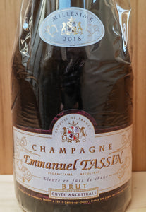Emmanuel Tassin Cuvée Ancestrale Brut Boisée 2018